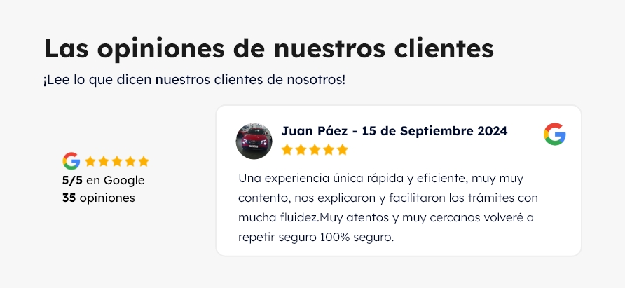 Opiniones de nuestros clientes