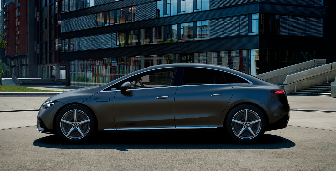 Renting Mercedes EQE 350