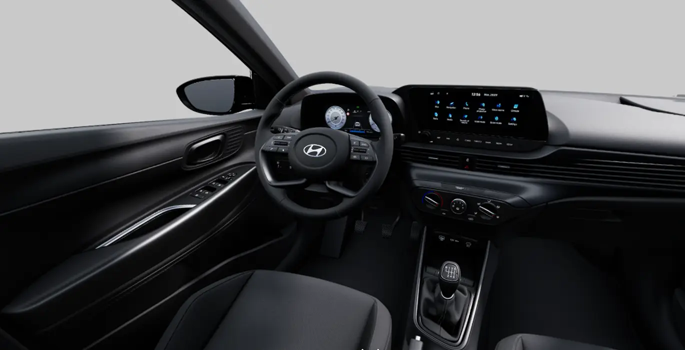 Hyundai-i20-1.0T-Black-Line-90cv-MY26-interior-delantera.webp